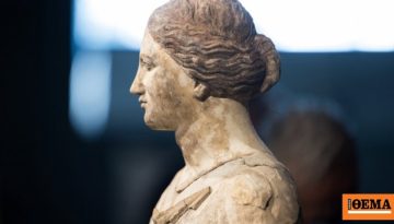 Εγκαίνια του αρχαιολογικού χώρου του ανακτόρου της Πέλλας, παρουσιάστηκαν για πρώτη φορά δύο ελληνιστικά αγάλματα