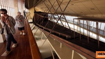 Η ηλιακή λέμβος του Χέοπα θα συντηρηθεί μπροστά στο κοινό του Μεγάλου Αιγυπτιακού Μουσείου