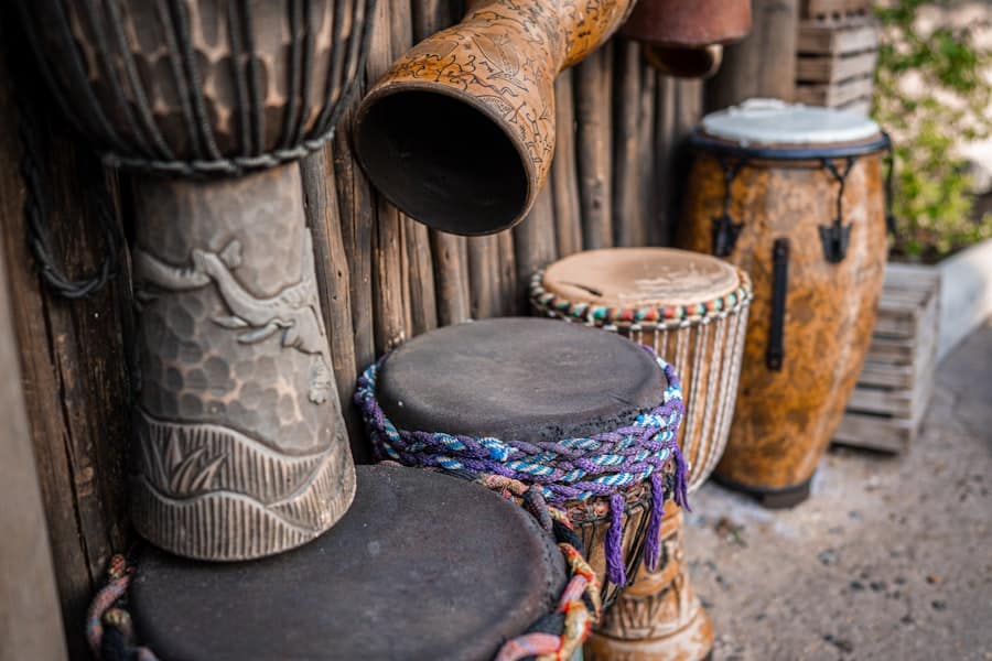 Photo ancient musical instruments