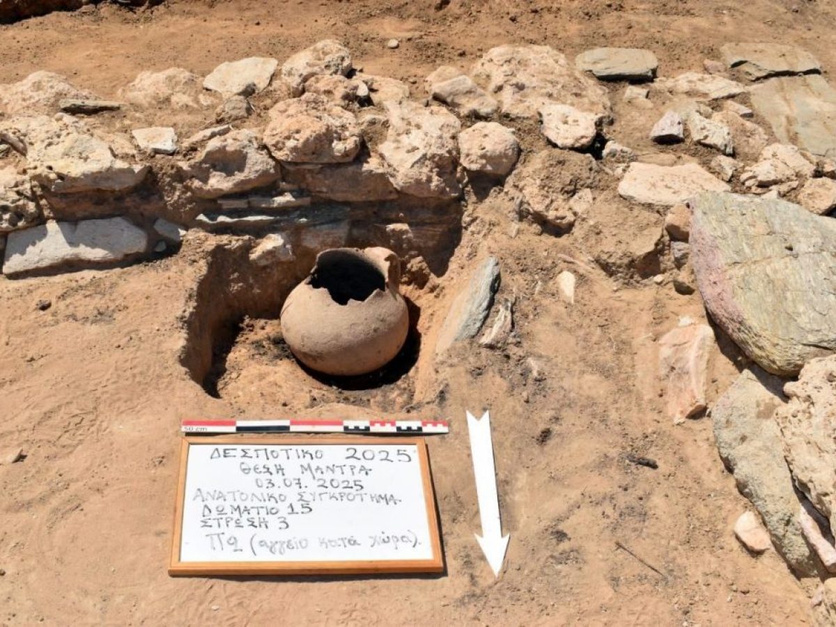 Το «εγκαίνιο» ενός κτηρίου στις Κυκλάδες πριν 2.600 χρόνια