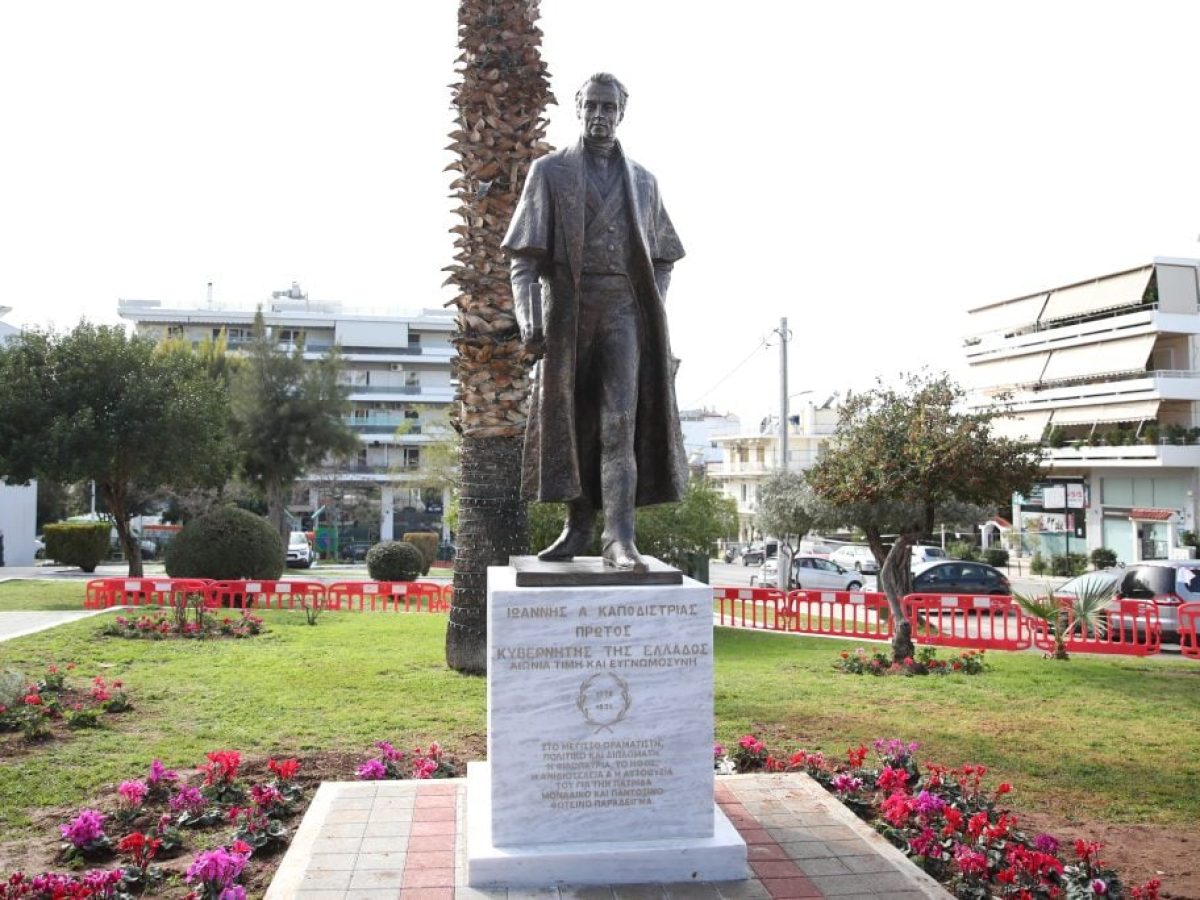 Ο πρώτος ανδριάντας του Ιωάννη Καποδίστρια στην Αττική