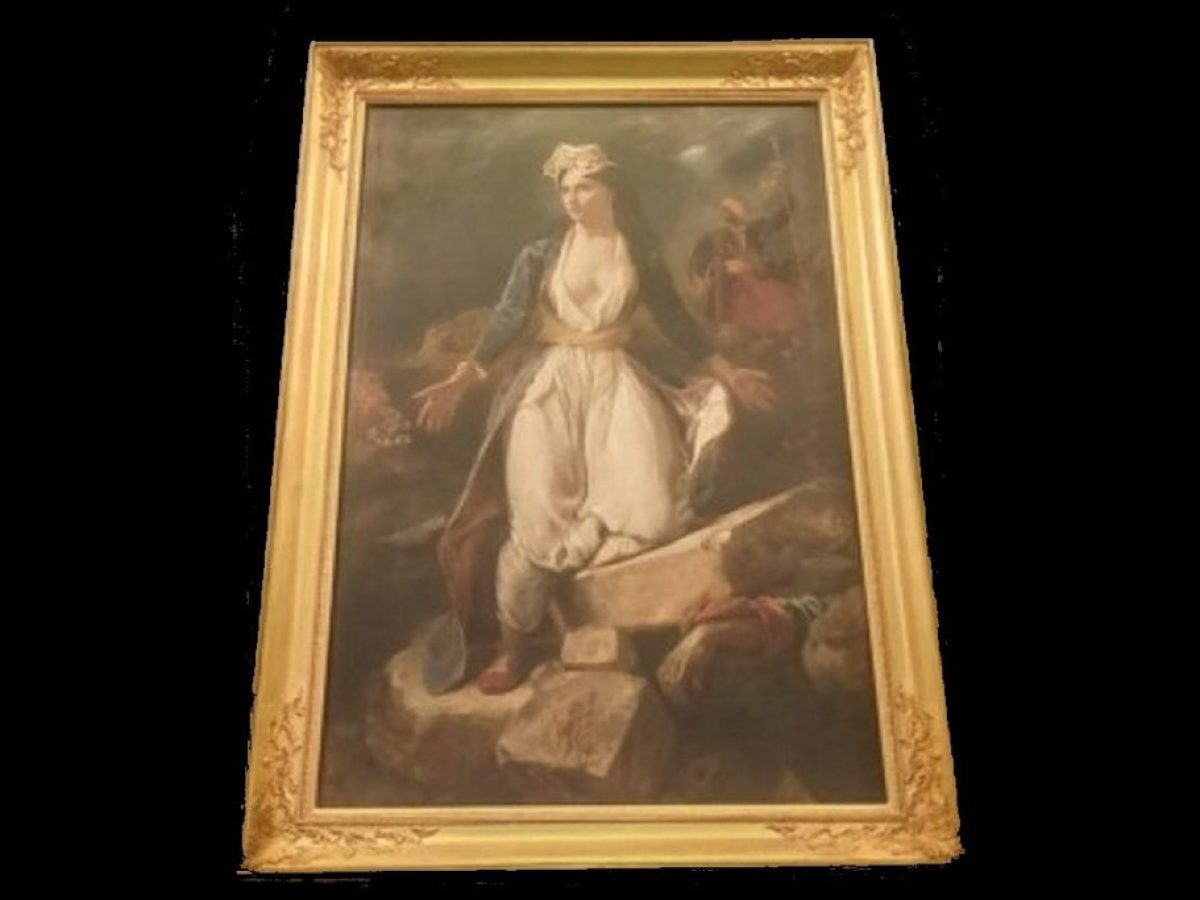 «Η Ελλάδα στα ερείπια του Μεσολογγίου»: Παρουσιάστηκε ο εμβληματικός πίνακας του Ντελακρουά