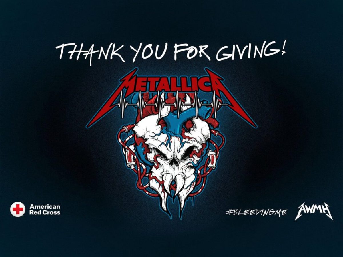 Metallica εθελοντική αιμοδοσία: 40.000 δωρεές αίματος από θαυμαστές