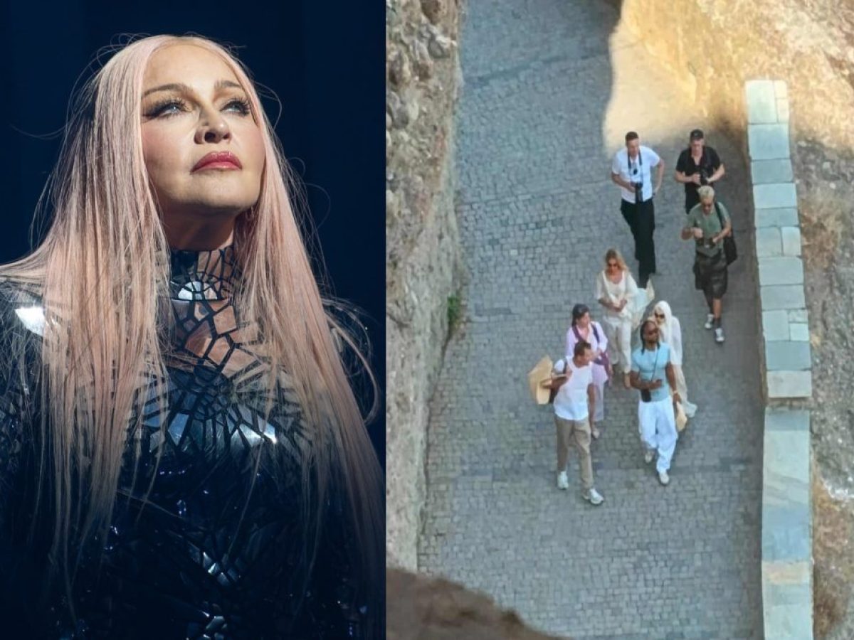 Η Madonna στα Μετέωρα: Ιδιωτική επίσκεψη στη Μονή Βαρλαάμ