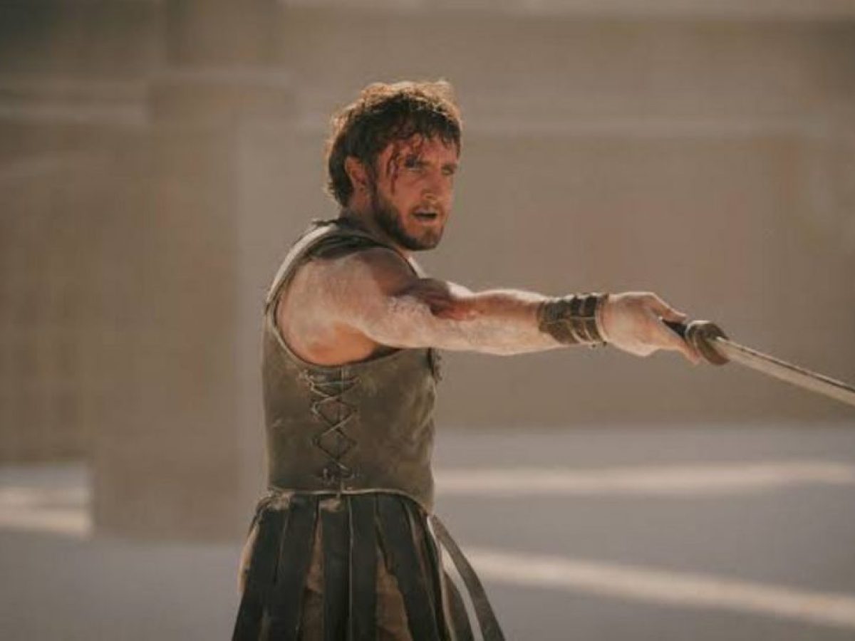 Έ&phi;&tau;&alpha;&iota;&gamma;&epsilon; &omicron; &Pi;&omicron;&lambda; &Mu;έ&sigma;&kappa;&alpha;&lambda; &gamma;&iota;&alpha; &tau;&eta;&nu; &alpha;&pi;&omicron;&tau;&upsilon;&chi;ί&alpha; &tau;&omicron;&upsilon; &laquo;Gladiator II&raquo;;